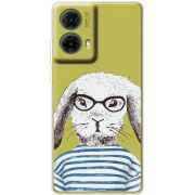 Прозрачный чехол BoxFace Motorola G85 MR. Rabbit