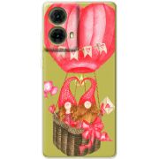 Прозрачный чехол BoxFace Motorola G85 Valentine Dwarfs