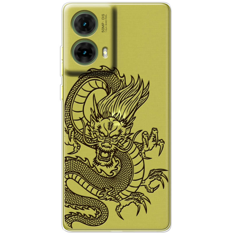 Прозрачный чехол BoxFace Motorola G85 Chinese Dragon