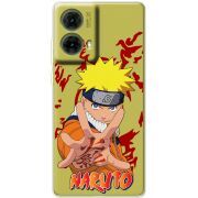 Прозрачный чехол BoxFace Motorola G85 Naruto