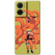 Прозрачный чехол BoxFace Motorola G85 Naruto and Kurama