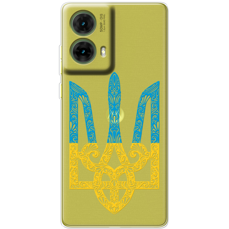 Прозрачный чехол BoxFace Motorola G85 Gold Trident