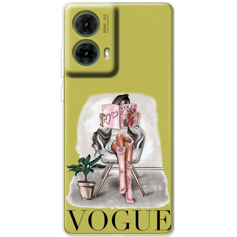 Прозрачный чехол BoxFace Motorola G85 VOGUE