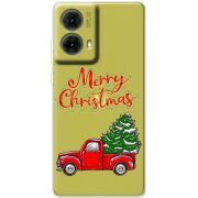 Прозрачный чехол BoxFace Motorola G85 Holiday Car