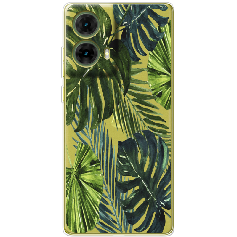 Прозрачный чехол BoxFace Motorola G85 Palm Tree