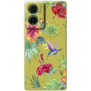 Прозрачный чехол BoxFace Motorola G85 Tropical