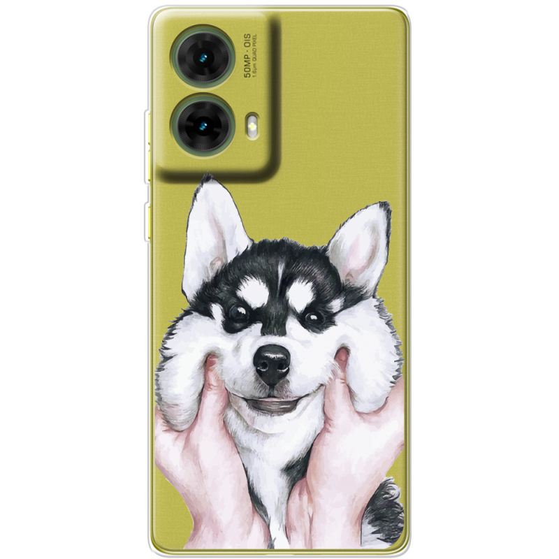 Прозрачный чехол BoxFace Motorola G85 Husky