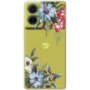 Прозрачный чехол BoxFace Motorola G85 Floral