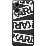 Черный чехол BoxFace Motorola G85 White Karl