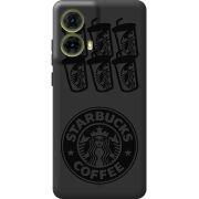 Черный чехол BoxFace Motorola G85 Black Coffee