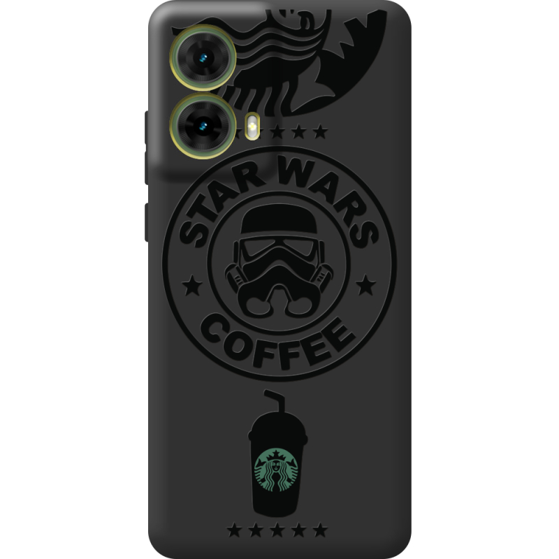 Черный чехол BoxFace Motorola G85 Dark Coffee