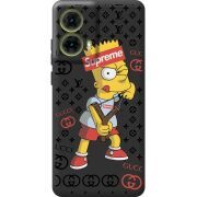 Черный чехол BoxFace Motorola G85 Yellow Fun