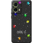 Черный чехол BoxFace Motorola G85 Among Us Invisible