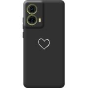 Черный чехол BoxFace Motorola G85 My Heart