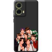 Черный чехол BoxFace Motorola G85 BTS