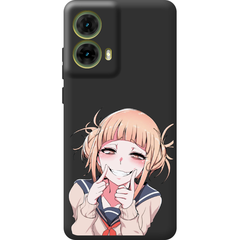 Черный чехол BoxFace Motorola G85 Himiko Toga Smile