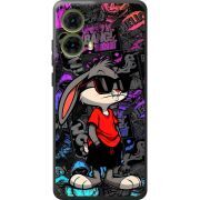 Черный чехол BoxFace Motorola G85 Малий вухань