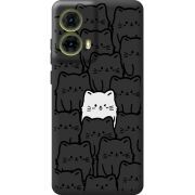 Черный чехол BoxFace Motorola G85 