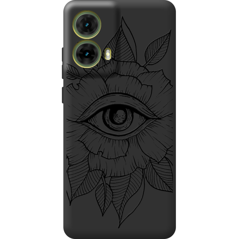 Черный чехол BoxFace Motorola G85 Eye