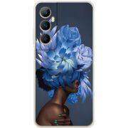 Чехол BoxFace Realme C65 Exquisite Blue Flowers