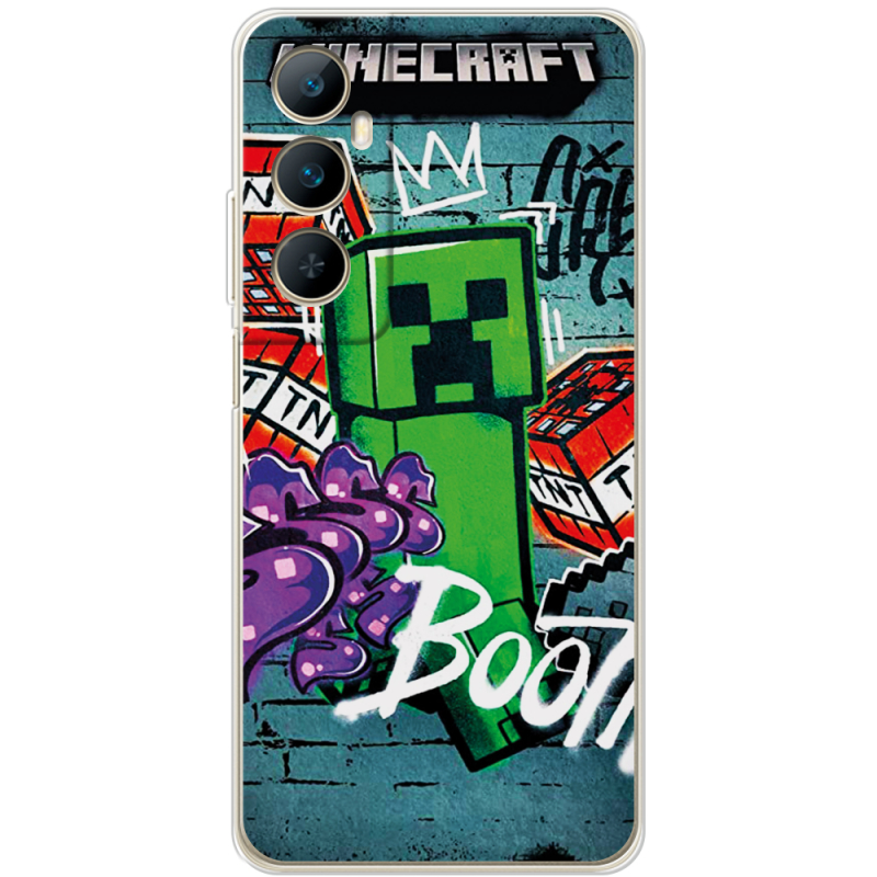 Чехол BoxFace Realme C65 Minecraft Graffiti