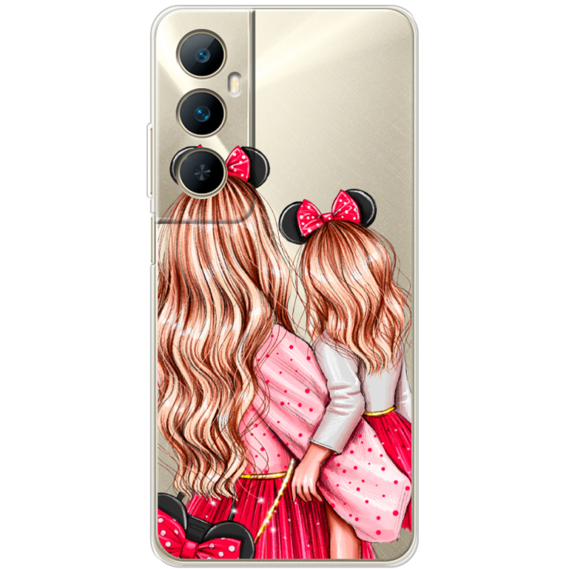 Прозрачный чехол BoxFace Realme C65 Mouse Girls