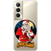 Прозрачный чехол BoxFace Realme C65 Cool Santa