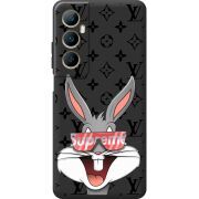 Черный чехол BoxFace Realme C65 looney bunny