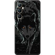 Черный чехол BoxFace Realme C65 Wolf