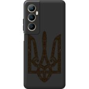 Черный чехол BoxFace Realme C65 Ukrainian Trident