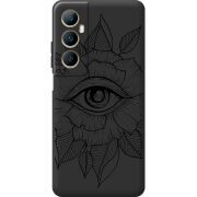 Черный чехол BoxFace Realme C65 Eye