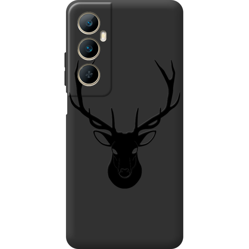 Черный чехол BoxFace Realme C65 Deer