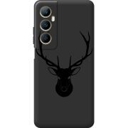 Черный чехол BoxFace Realme C65 Deer