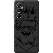 Черный чехол BoxFace Realme C65 Bear King