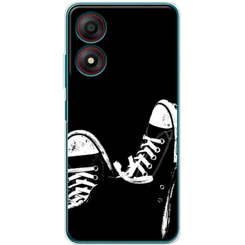 Чехол BoxFace ZTE Blade A34 Black Sneakers