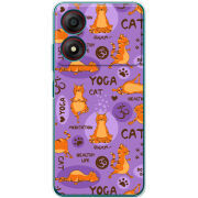 Чехол BoxFace ZTE Blade A34 Yoga Cat