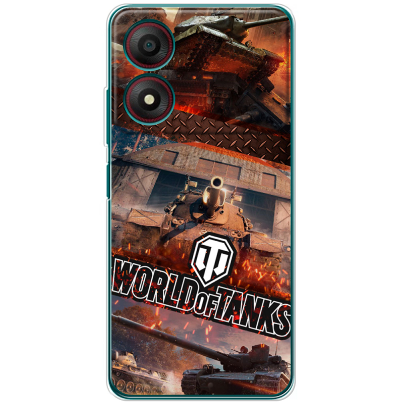 Чехол BoxFace ZTE Blade A34 World Of Tanks