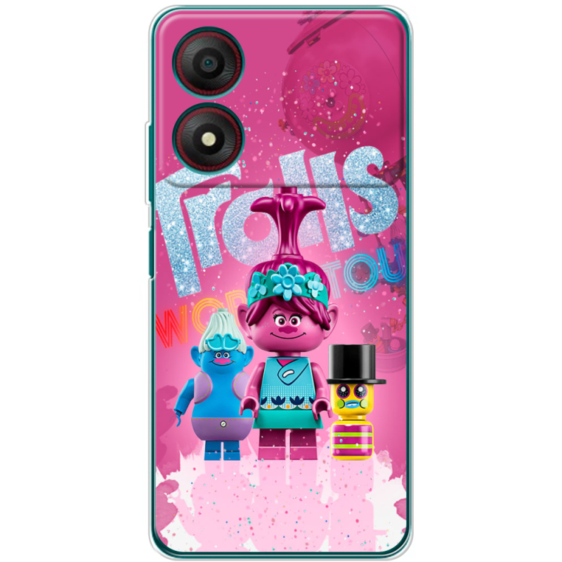 Чехол BoxFace ZTE Blade A34 Lego Trolls