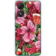 Чехол BoxFace ZTE Blade A34 Tropical Flowers