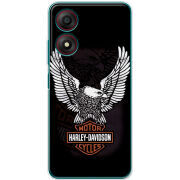 Чехол BoxFace ZTE Blade A34 Harley Davidson and eagle