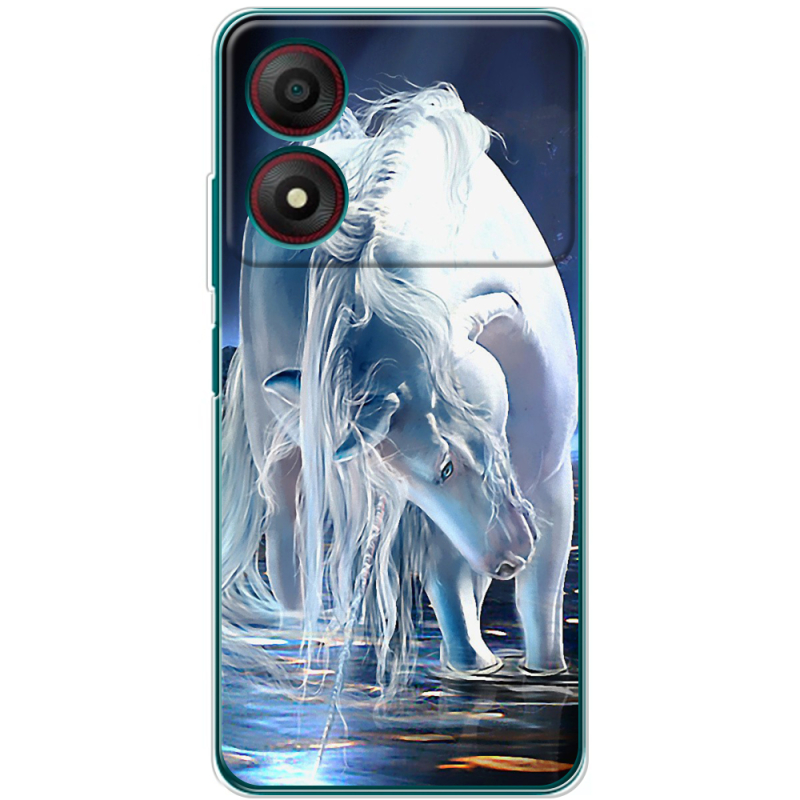 Чехол BoxFace ZTE Blade A34 White Horse