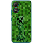 Чехол BoxFace ZTE Blade A34 Minecraft Creeper