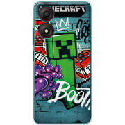 Чехол BoxFace ZTE Blade A34 Minecraft Graffiti