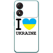 Чехол BoxFace ZTE Blade A34 I love Ukraine