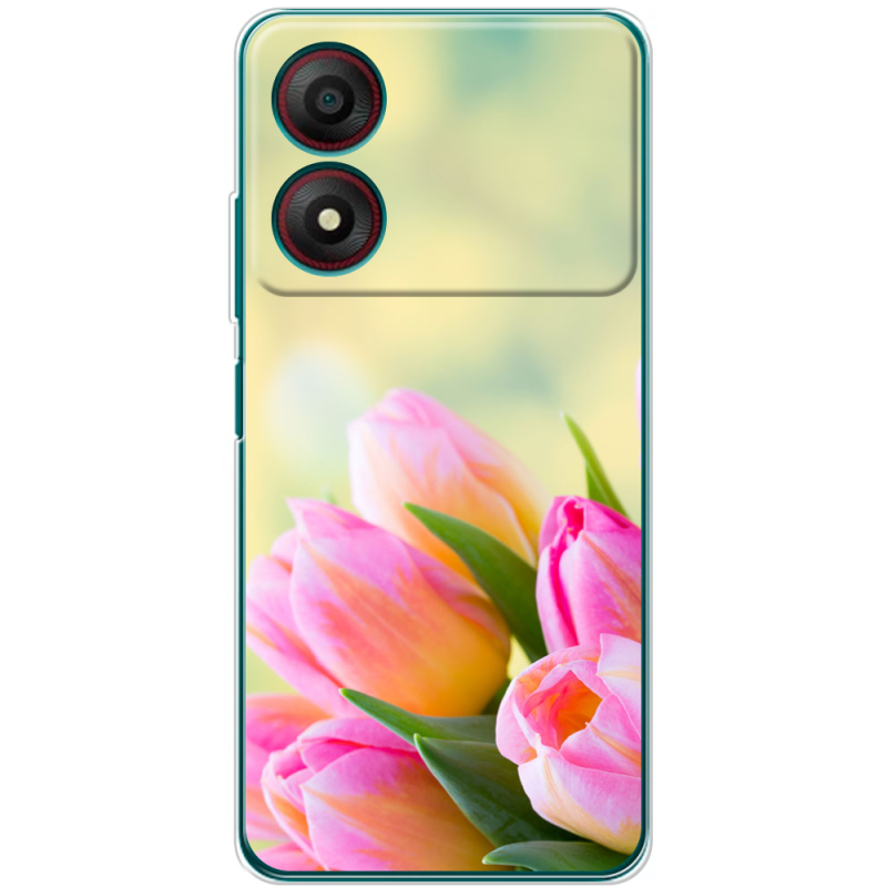 Чехол BoxFace ZTE Blade A34 Bouquet of Tulips