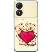 Чехол BoxFace ZTE Blade A34 Teddy Bear Love