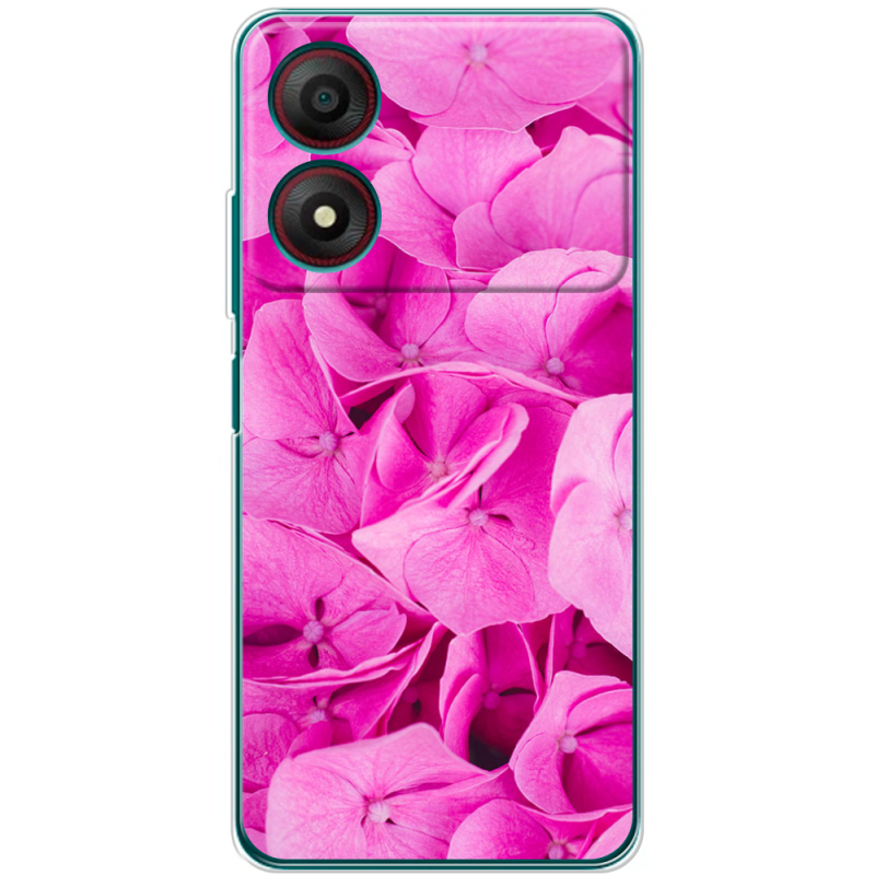 Чехол BoxFace ZTE Blade A34 Pink Flowers