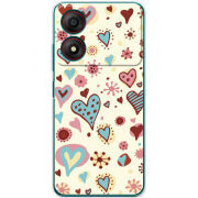 Чехол BoxFace ZTE Blade A34 Be my Valentine