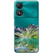 Прозрачный чехол BoxFace ZTE Blade A34 Green Mountain