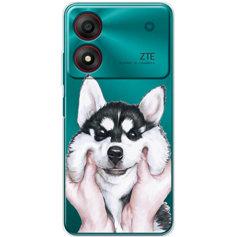 Прозрачный чехол BoxFace ZTE Blade A34 Husky